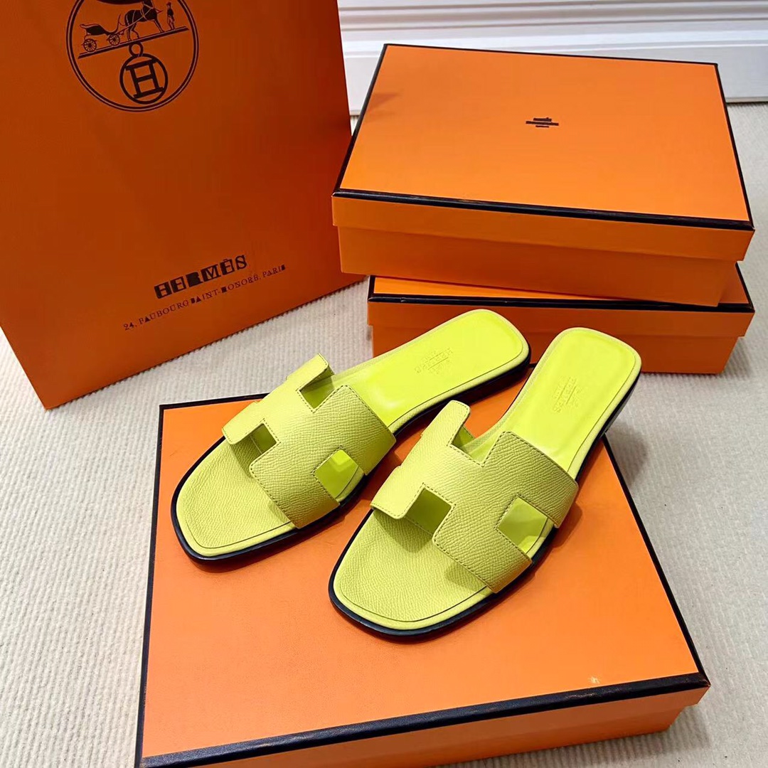 에르메스 올수공 오란 슬리퍼 샌들 앱송 54